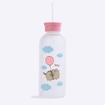 pusheen Pusheen Balloons Glass Water Bottle